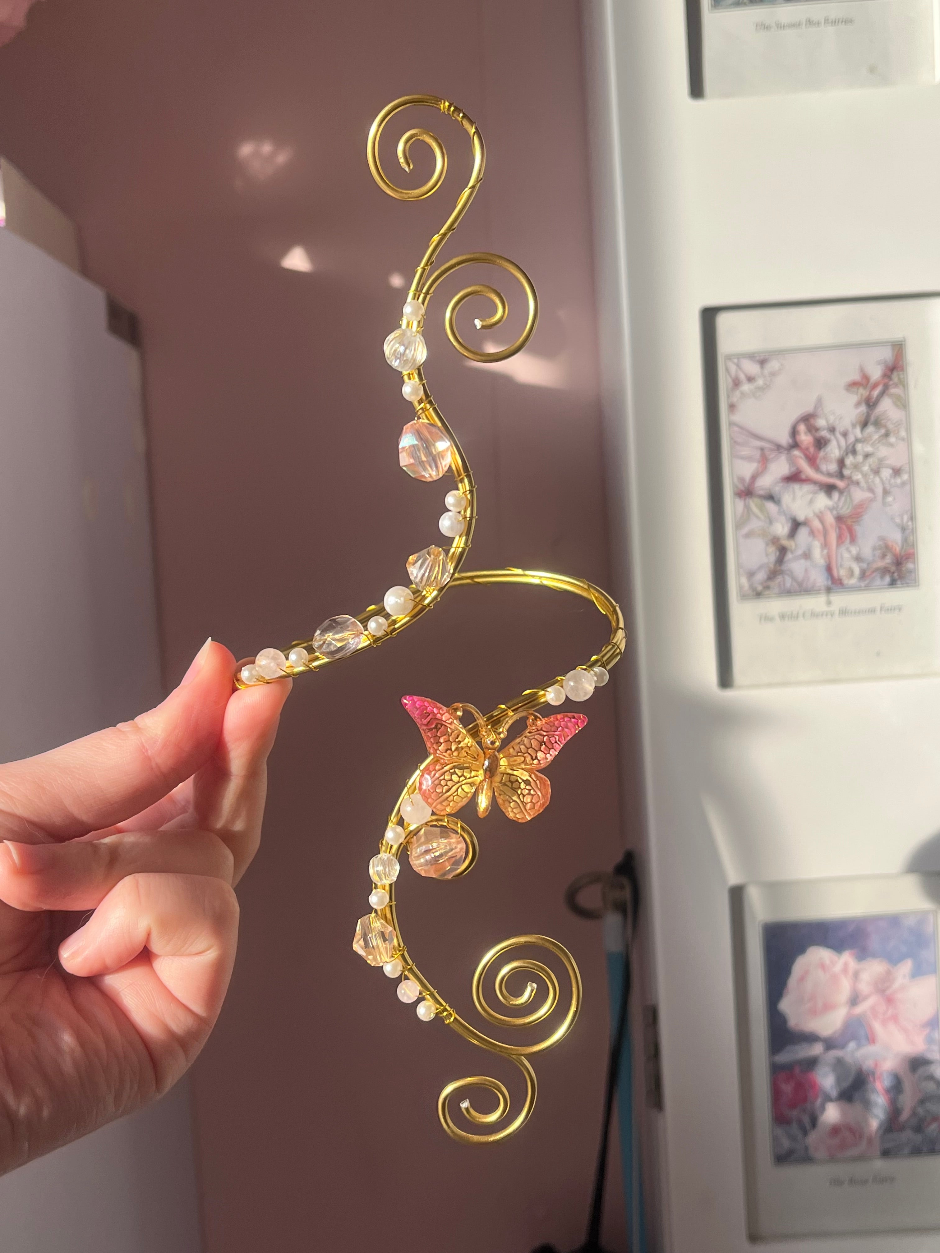 Sunset butterfly arm cuff