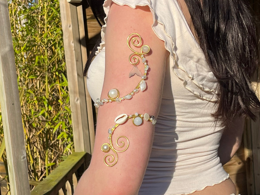 Mermaid arm cuff