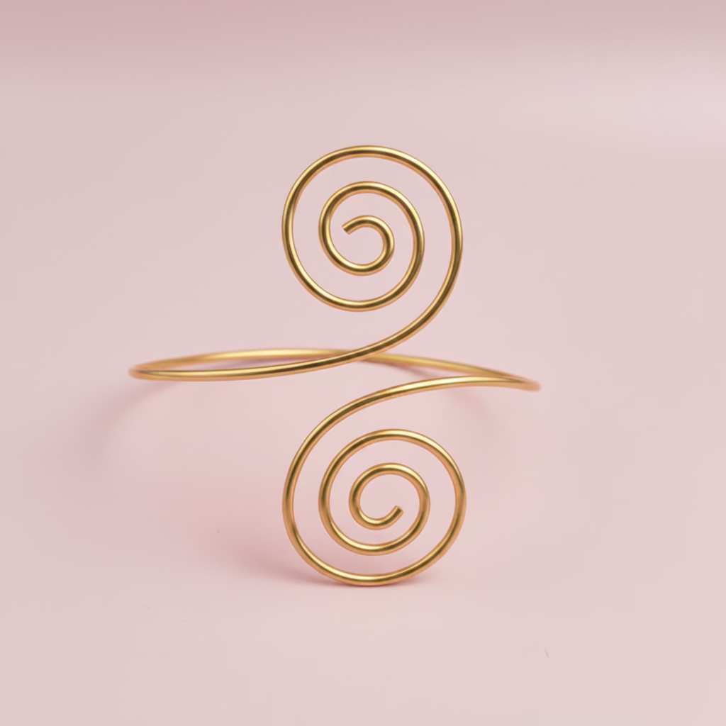 Simple Swirls Cuff