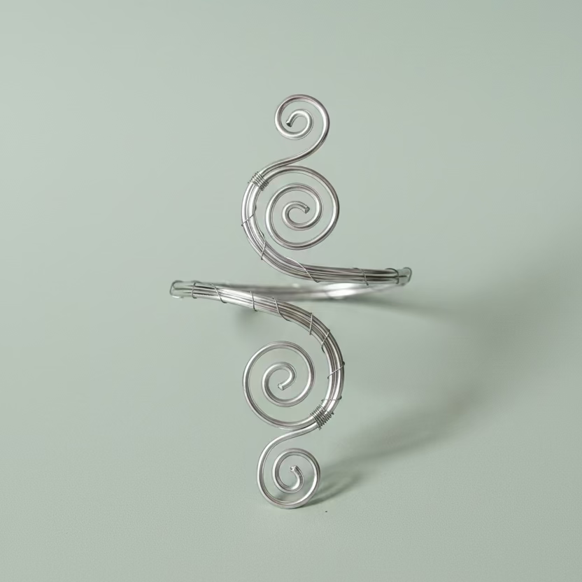 Spirals Wrist Cuff